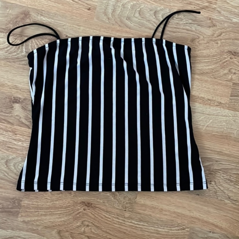 ~Final⭐~Belle tweed stripe tank top